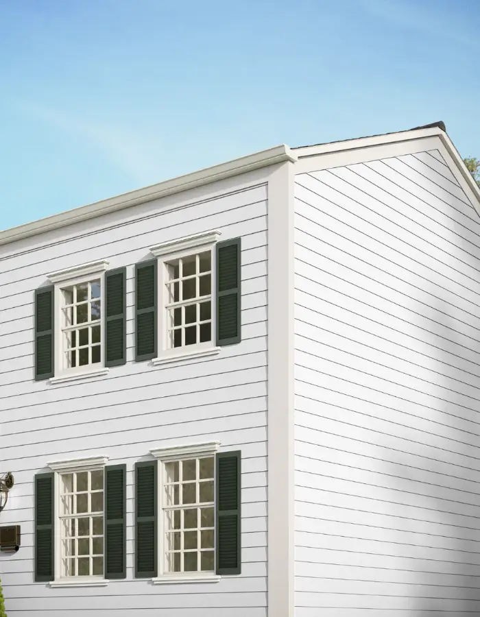 James Hardie Plank Lap Siding replacement by Landmark Roofing & Siding in Redmond WA